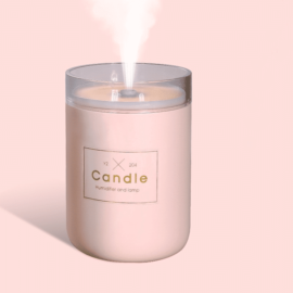 Diffuseur Bougie USB Diffuseur Huile Essentielle Couleur: Rose