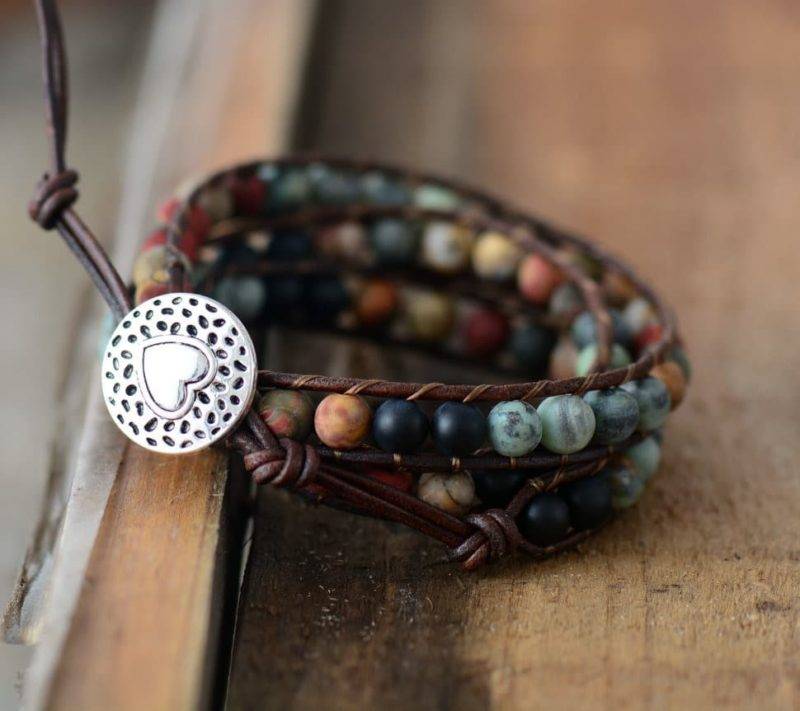 Bracelet Karma Bijoux pierre naturelle Bracelet pierre naturelle