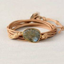 Bracelet de Labradorite Bijoux pierre naturelle Bracelet pierre naturelle