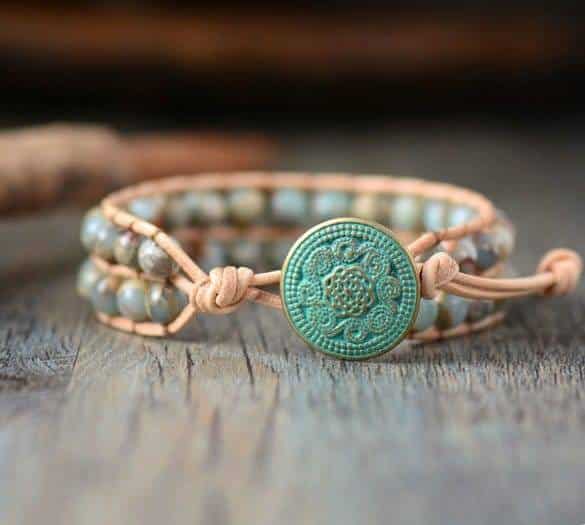 Bracelet Pierre Naturelle “Maya Bleu”