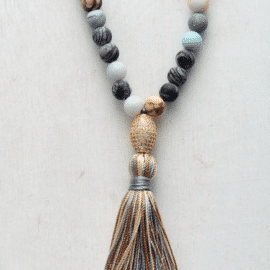 Collier d’Amazonite bleue Bijoux pierre naturelle Collier pierre naturelle