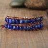 Bracelet en Lapis Lazuli Bijoux pierre naturelle Bracelet pierre naturelle