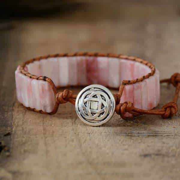 Bracelet Pierre Naturelle “Quartz Rose”