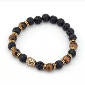 Bracelet Mala Esprit du volcan Bijoux pierre naturelle Bracelet pierre naturelle