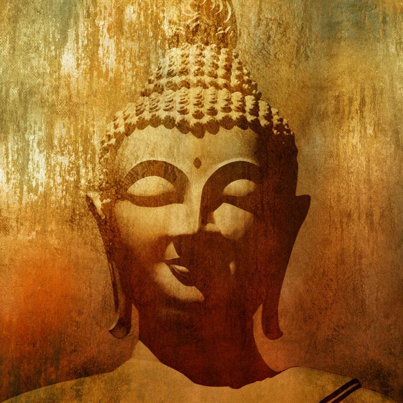 Statuette tête de Bouddha en céramique https://www.chakras-shop.com