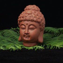 Statuette tête de Bouddha en céramique Statuette Bouddha Deco zen