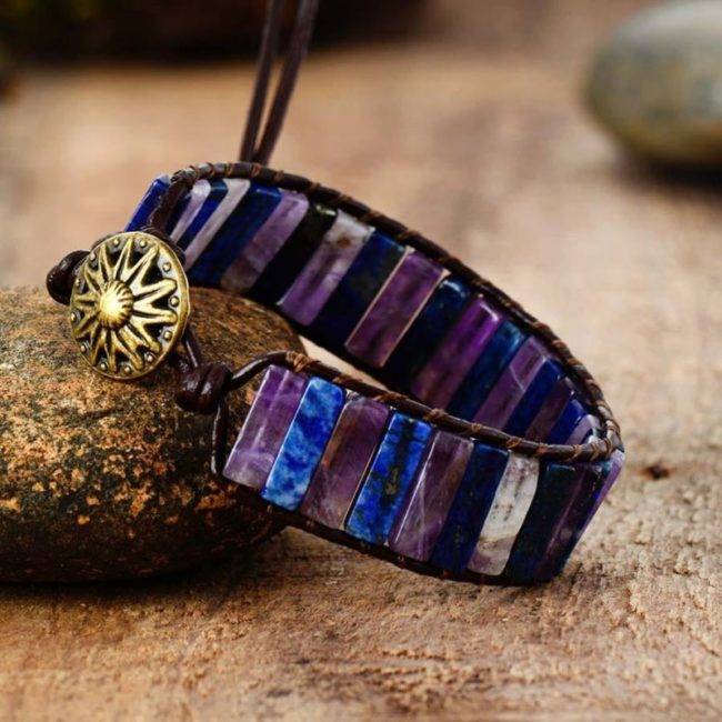 Bracelet Anti Stress Bijoux homme en pierre naturelle Bijoux pierre naturelle Bracelet pierre naturelle