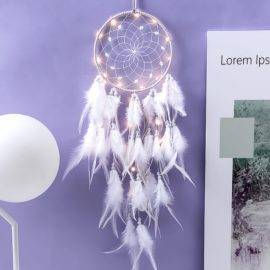 Attrape Rêve « Plumes Blanches » Attrape reve Deco zen