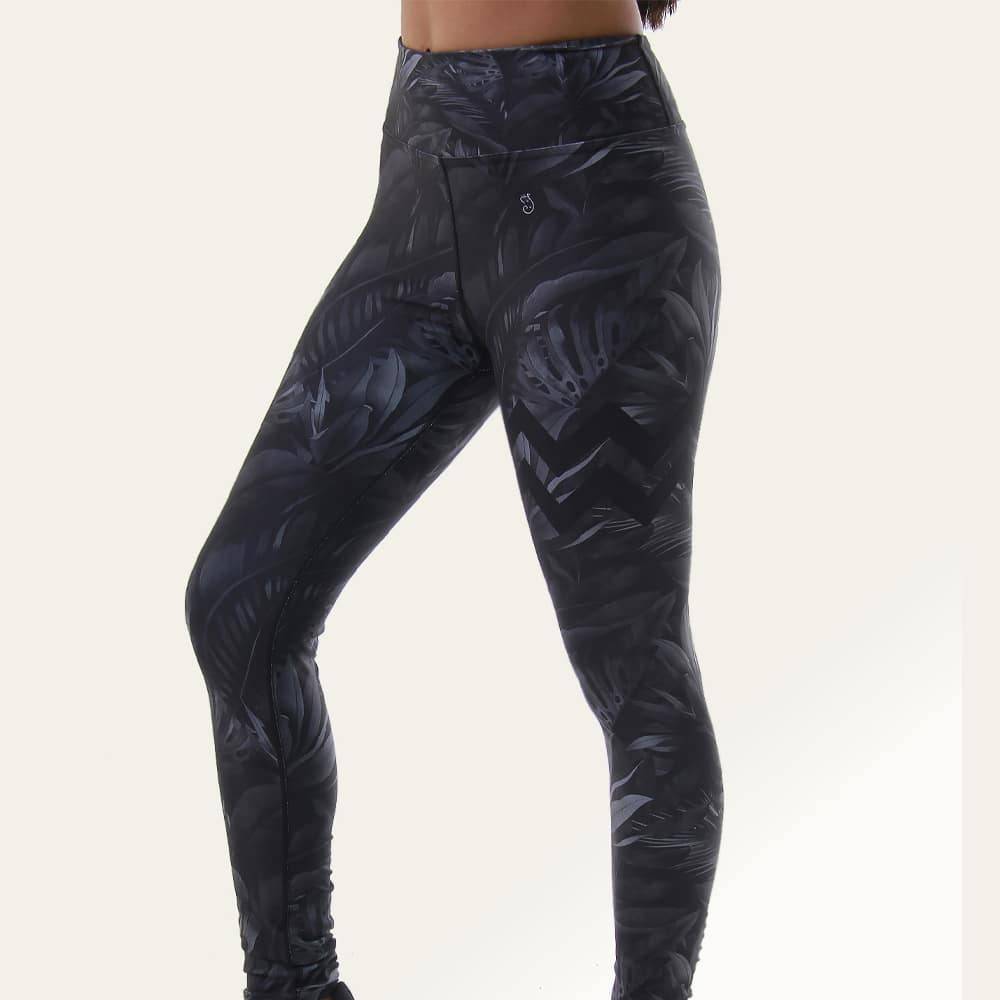 Legging Yoga « Black Palms » Legging Yoga