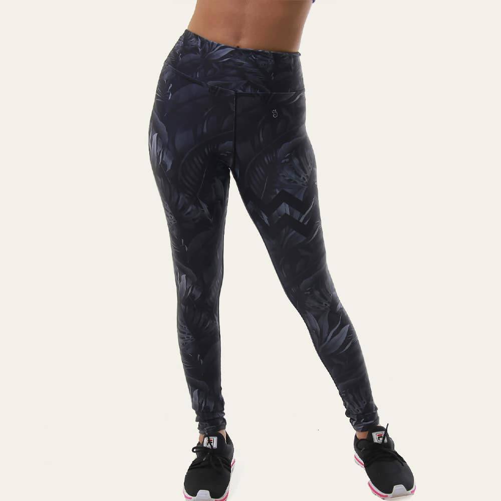 Legging Yoga « Black Palms » Legging Yoga