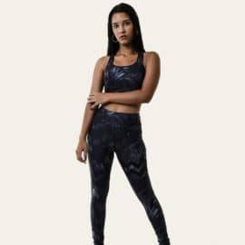 Legging Yoga « Black Palms » Legging Yoga