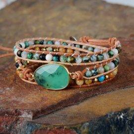 Bracelet de Jade Bijoux pierre naturelle Bracelet pierre naturelle