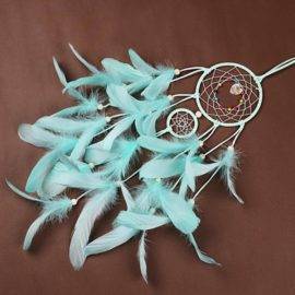 Attrape Rêve « Bleu Clair » Attrape reve Deco zen