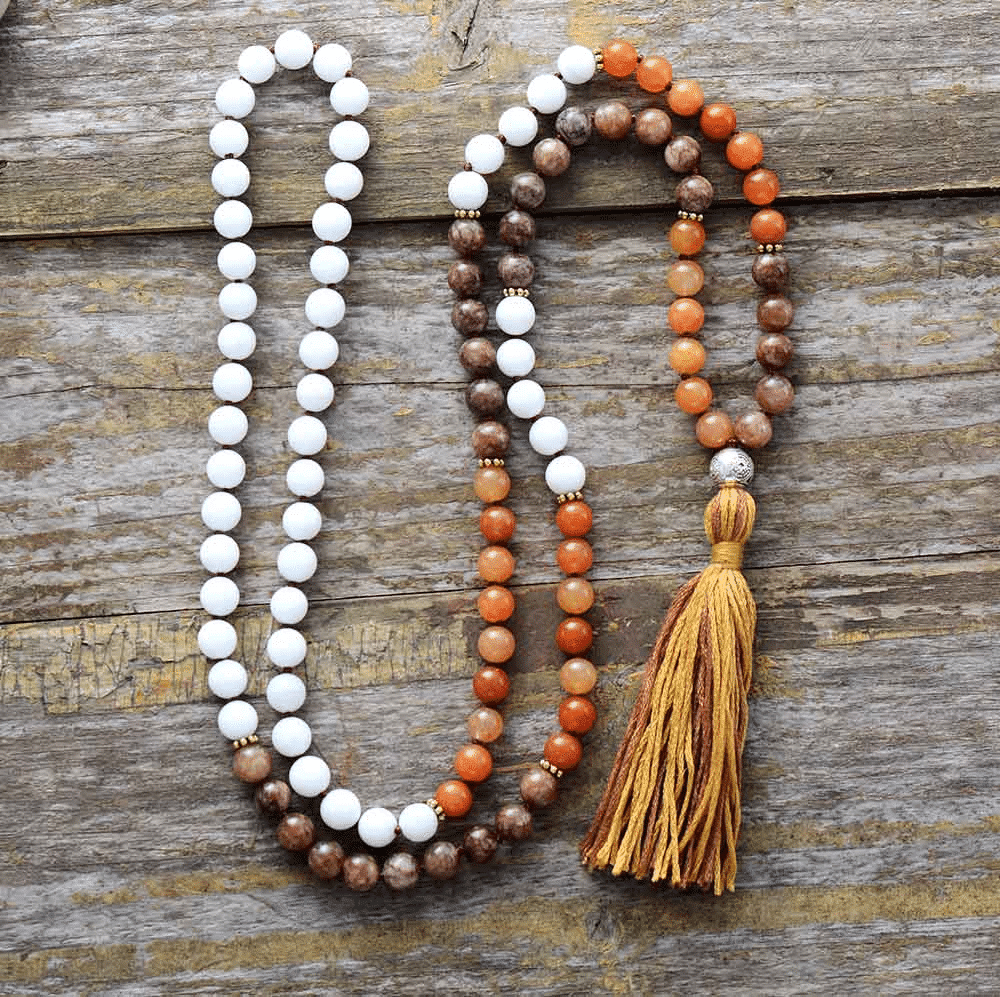 Collier Mala en Pierre Naturelle Bijoux pierre naturelle Collier pierre naturelle