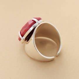 Bague Rhodonite Bague pierre naturelle Bijoux pierre naturelle