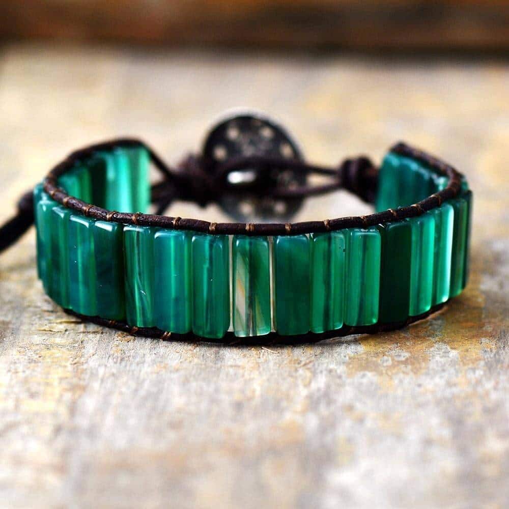Bracelet Quartz Vert Bijoux pierre naturelle Bracelet pierre naturelle