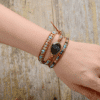 Bracelet Labradorite Gemme Bijoux pierre naturelle Bracelet pierre naturelle