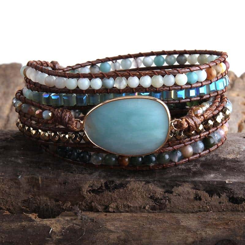 Bracelet Amazonite Bohème