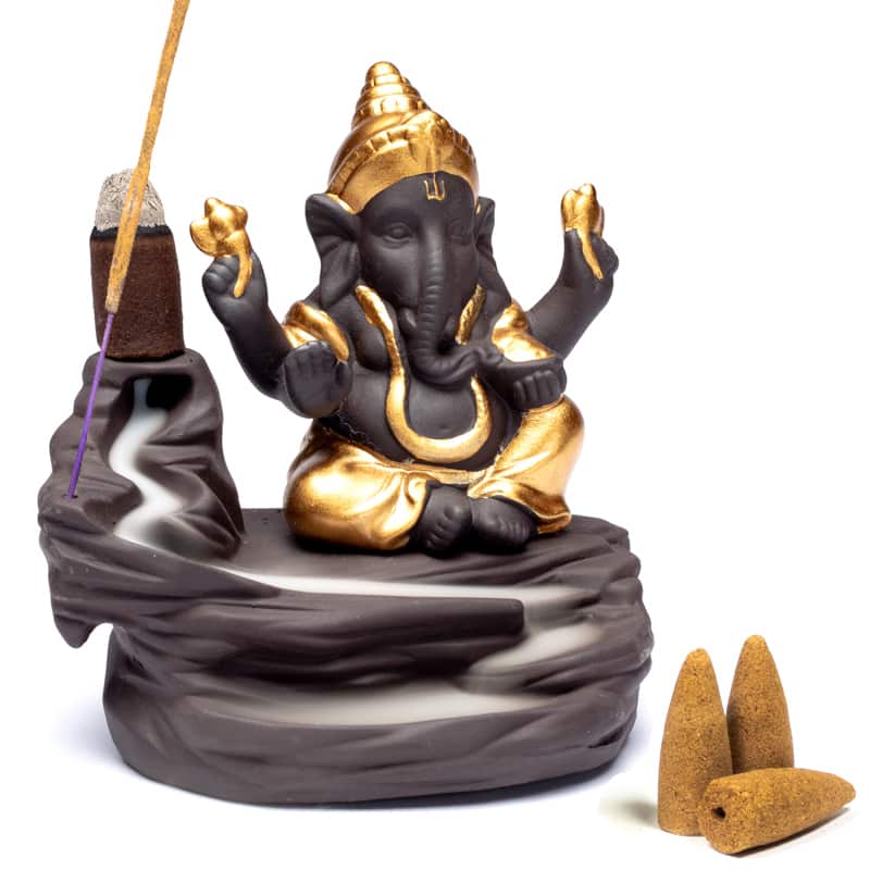 Porte Encens Cascade Ganesh Porte encens Porte Encens Bouddha Porte Encens Cascade Porte Encens Céramique