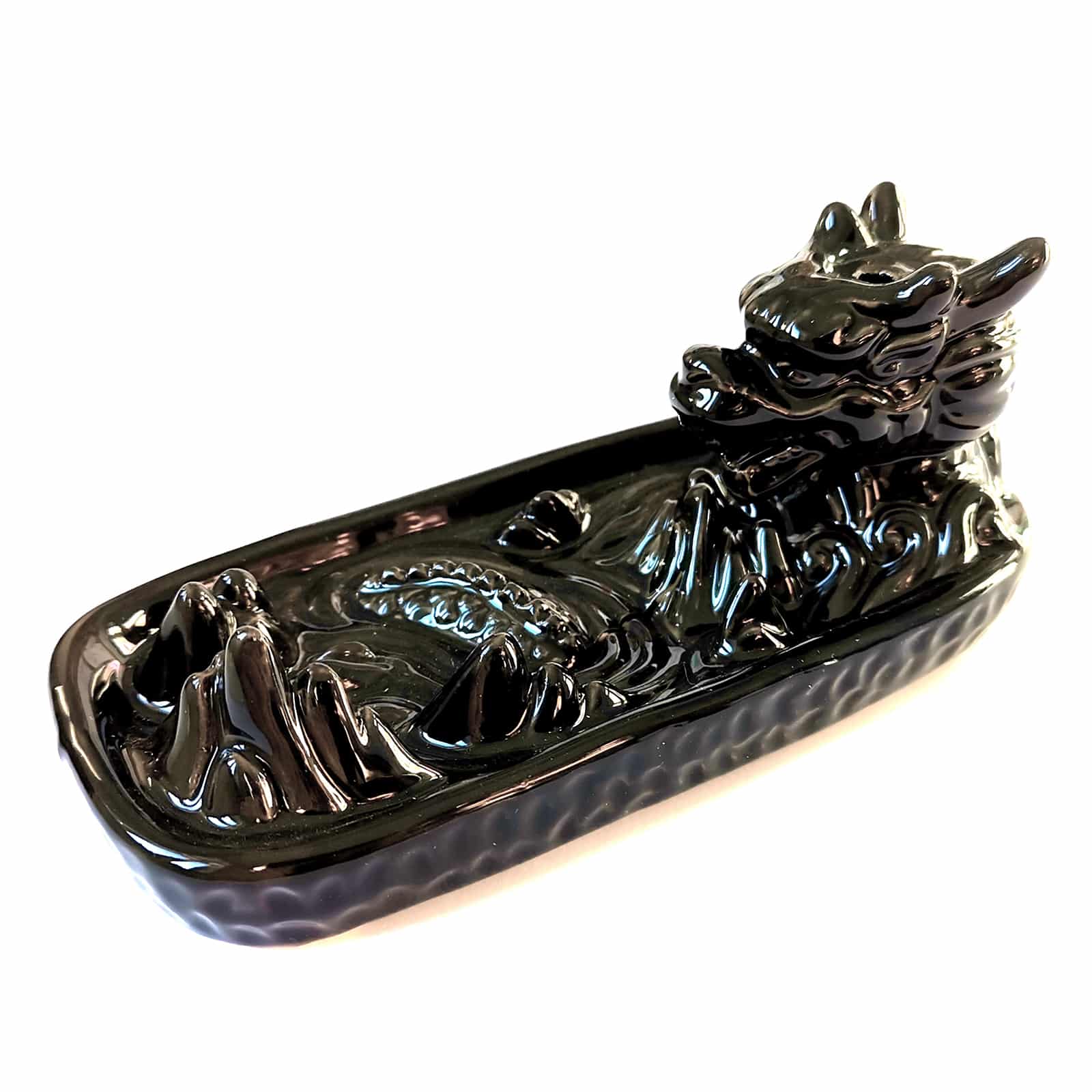Porte-Encens Dragon en Céramique Porte encens Porte Encens Cascade Porte Encens Céramique Porte Encens Dragon
