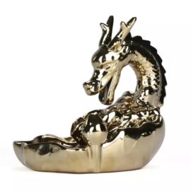 Porte Encens Dragon Doré Porte encens Porte Encens Cascade Porte Encens Céramique Porte Encens Design Porte Encens Dragon
