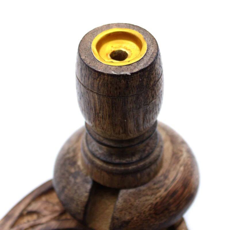 Porte-encens arbre de vie en bois
