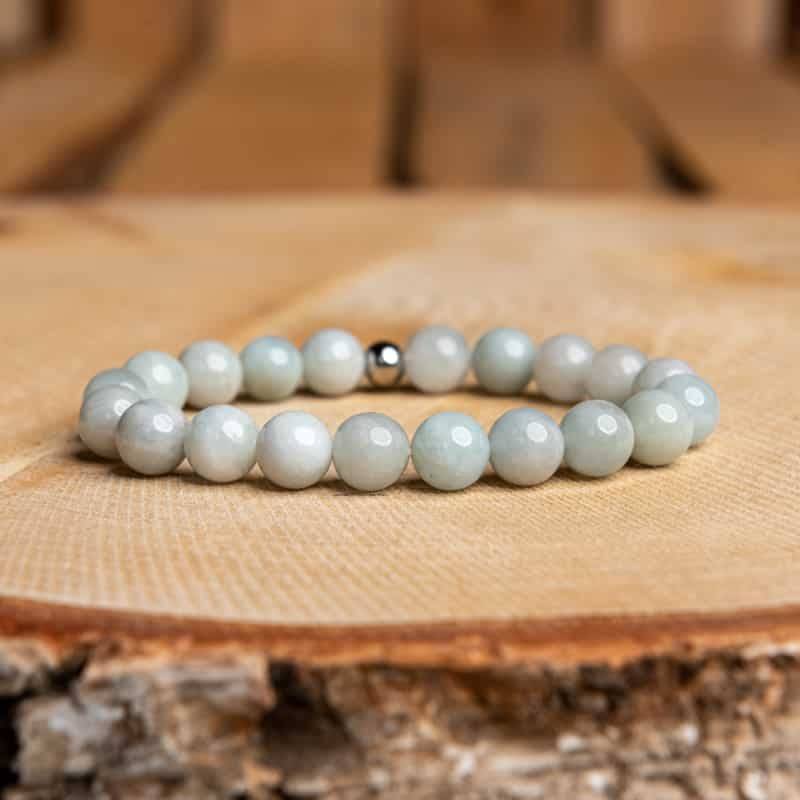 Bracelet Artisanal en Aigue Marine https://www.chakras-shop.com