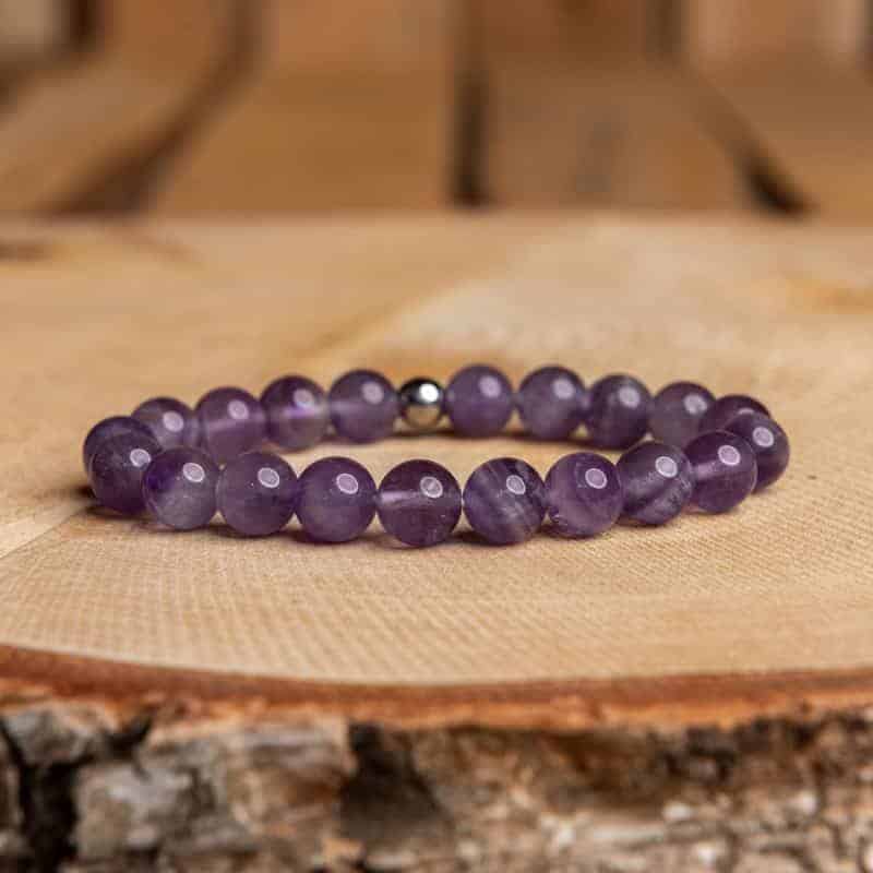 Bracelet Améthyste Bijoux pierre naturelle Bracelet pierre naturelle