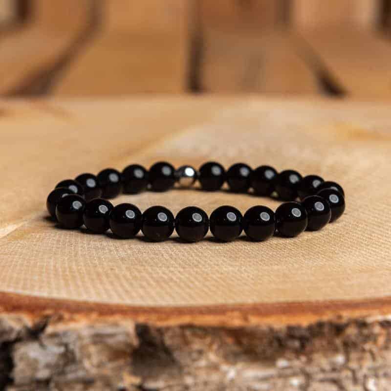 Bracelet Tourmaline Noire Bijoux homme en pierre naturelle Bijoux pierre naturelle Bracelet pierre naturelle