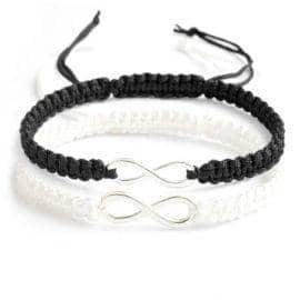 Bracelet couple infini Bracelet Couple