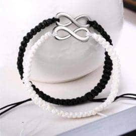 Bracelet couple infini Bracelet Couple