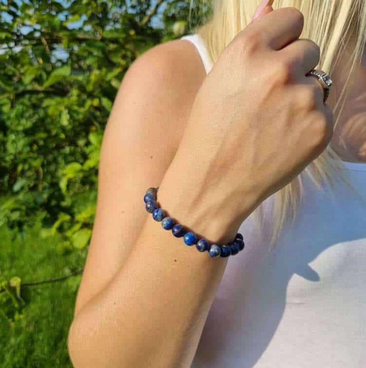Bracelet Artisanal en Lapis Lazuli