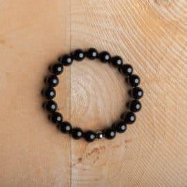 Bracelet Artisanal en Onyx noir https://www.chakras-shop.com