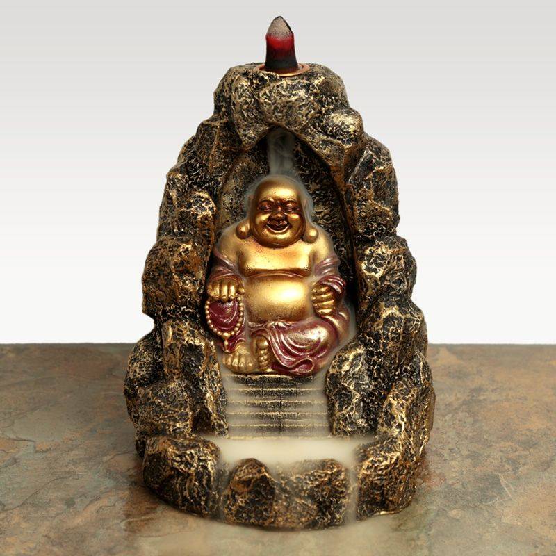 Porte Encens Bouddha Rieur