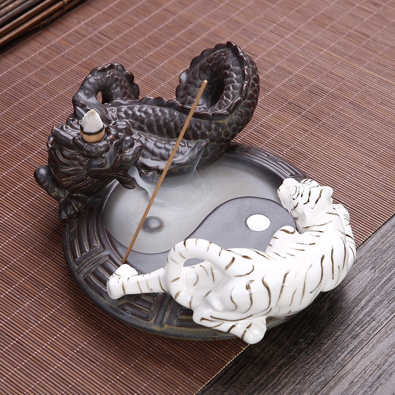 Porte Encens Dragon Mystique