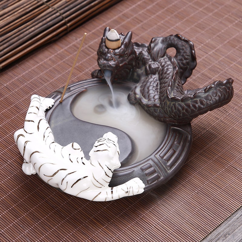 Porte Encens Dragon Mystique