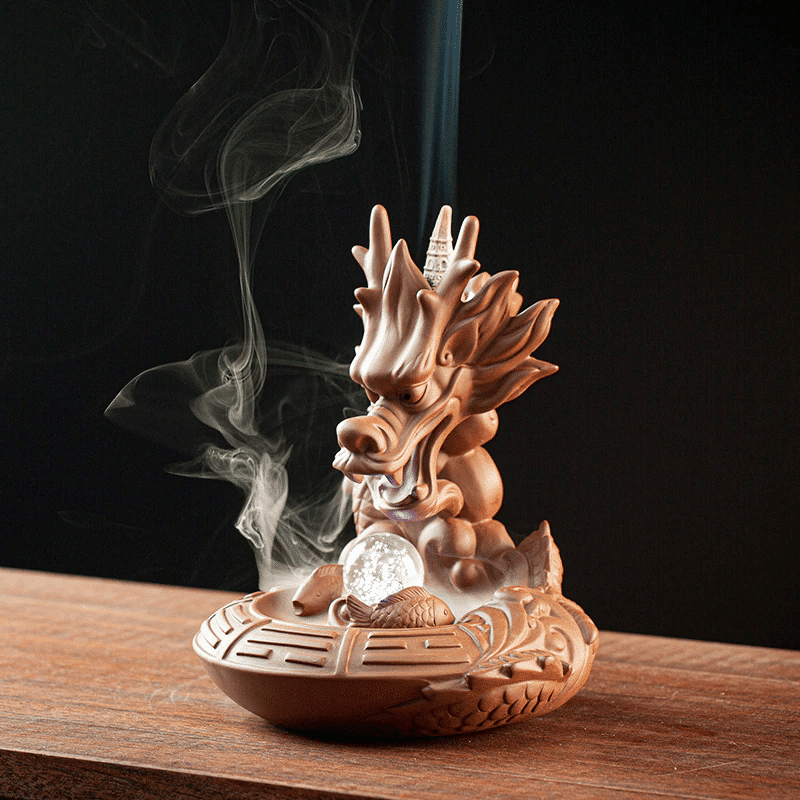 Porte Encens Tête De Dragon Porte encens Porte Encens Dragon