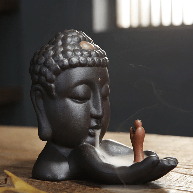 Porte encens tête de Bouddha https://www.chakras-shop.com