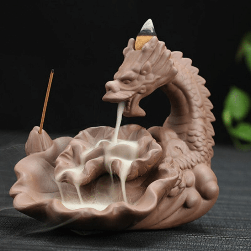 Triple porte encens dragon https://www.chakras-shop.com