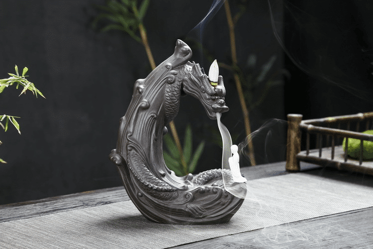 Brûleur Encens Dragon Enflammé
