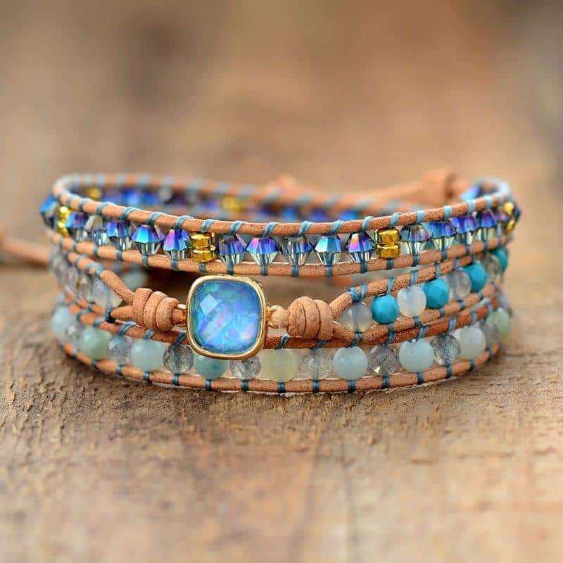 Bracelet Pierre Naturelle “Opale Carrée”