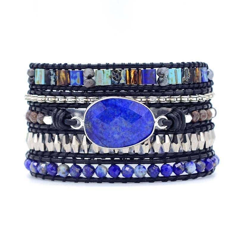 Bracelet en pierres naturelles et Lapis Lazuli Bijoux pierre naturelle Bracelet pierre naturelle