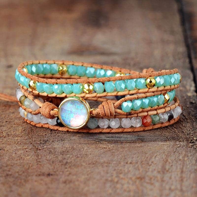 Bracelet Pierre Naturelle “Opale Ronde”