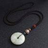 Natural Simple Clothing Pendant Women’s Safety Buckle Pendant National Style Necklace Sweater Chain Long Non classé