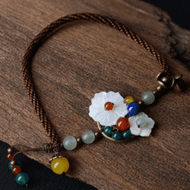 Chaine de Cheville en Fleurs Chaine de Cheville