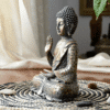 Statue de Bouddha Assis Statuette Bouddha Deco zen