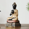 Statue de Bouddha Noir en résine Statuette Bouddha Deco zen