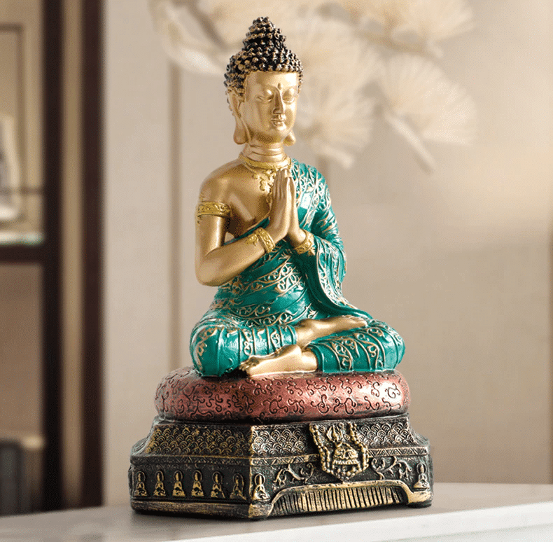 Statuette de Bouddha en Résine Statuette Bouddha Deco zen
