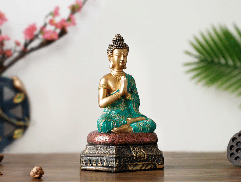 Statuette de Bouddha en Résine Statuette Bouddha Deco zen