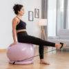 Ballon de Yoga Avec Anneau de Stabilité Accessoires Yoga Materiel De Yoga